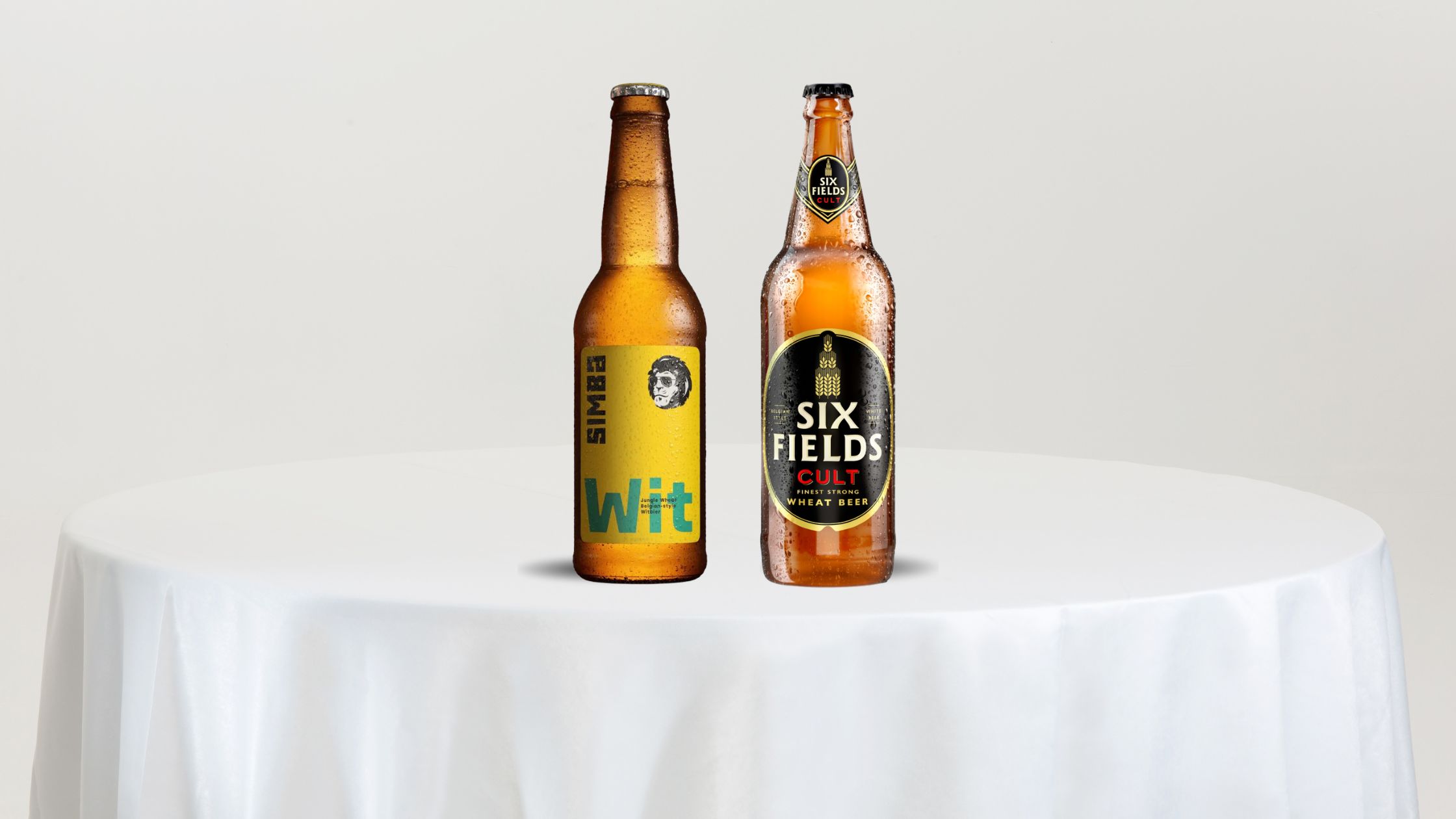 A bottle of Aperol and cocktail illustrations